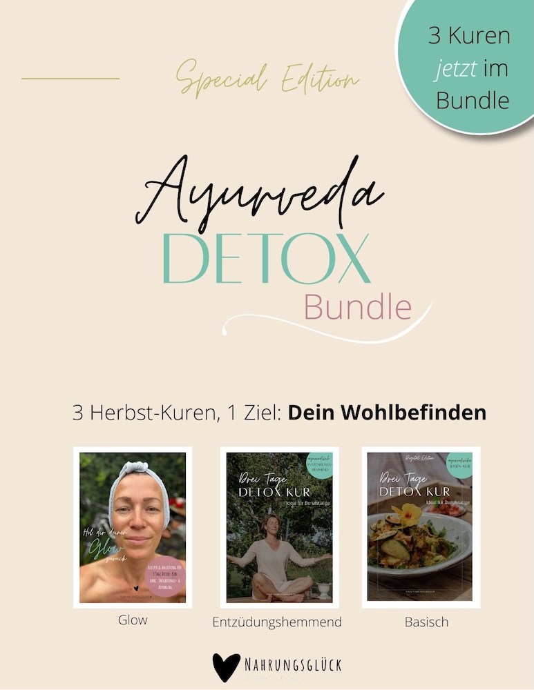 Special Edition Herbst Detox Kuren - 1 Ayurveda Detox Bundle – 3 Kur-Pakete für deinen Herbst-Reset