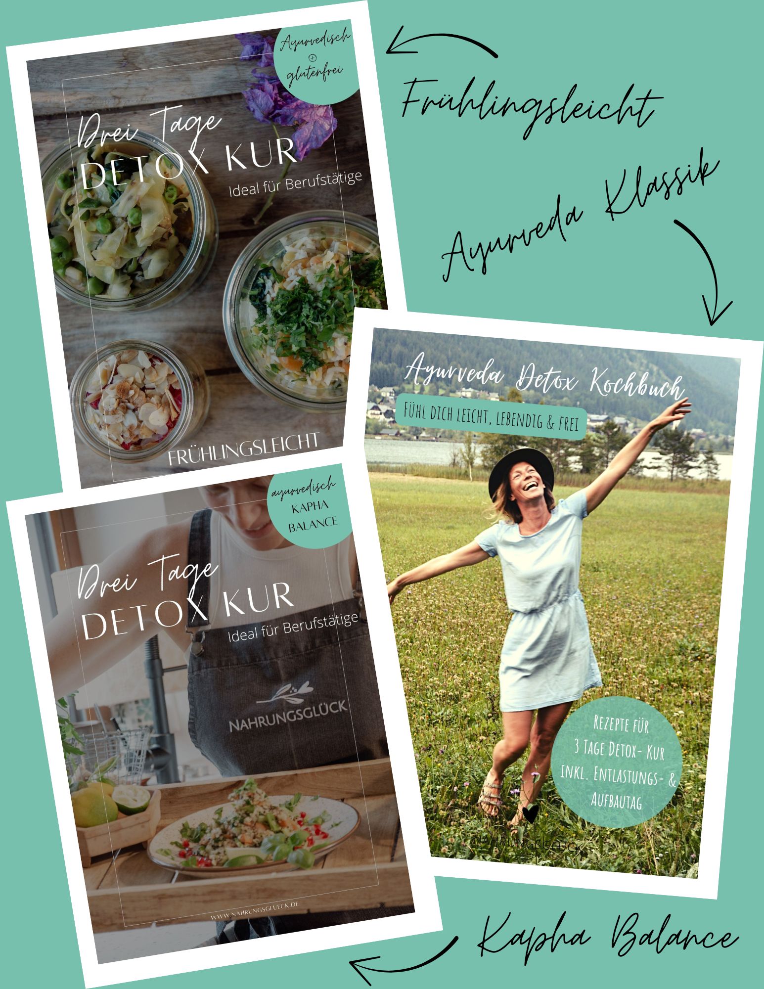 Drei Ayurveda Detox Fruehlingskuren 